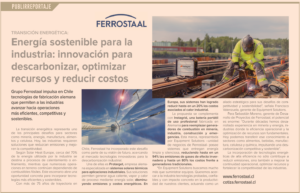 Publirreportaje de Ferrostaal en Exponor 2026 destacando tecnologías sostenibles Protarget e Instagrid