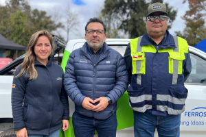 Equipo Ferrostaal en terreno